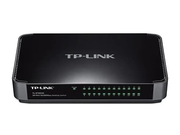 Комутатор TP-LINK TL-SF1024M 24xFE, Некерований