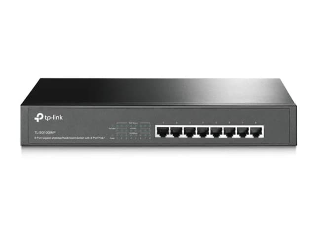 Комутатор TP-LINK TL-SG1008MP 8xGE (8xPoE), 126Вт, Некерований