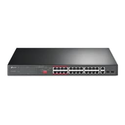 Комутатор TP-LINK TL-SL1226P 24xFE (24xPoE), 2xSFP, 250Вт, Некерований