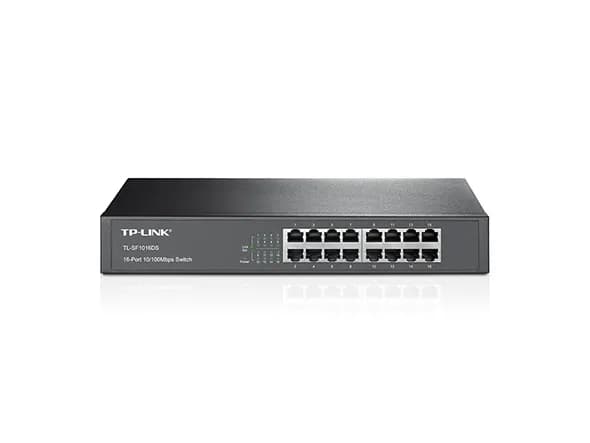 Комутатор TP-LINK TL-SF1016DS 16xFE, Некерований