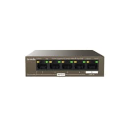Комутатор TENDA TEG1105PD 5xGE (4xPoE PSE, 1xPoE PD), 30Вт, Некерований