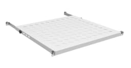 Полиця ZPAS 19", 0.5U, глибина 350мм, кріплення 350-450мм, 70кг максимально, сіра