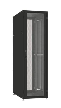 Шафа ZPAS 19", 42U, SZB IT, одностулкові передні та задні перфоровані двері, 600x600 мм, максимально 1500кг, сіра