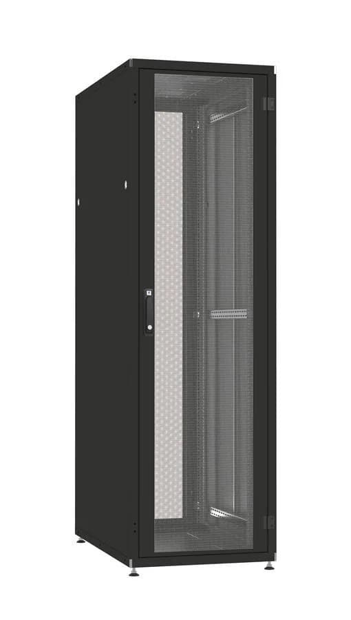 Шафа ZPAS 19", 42U, SZB IT, одностулкові передні та задні перфоровані двері, 600x600 мм, максимально 1500кг, сіра