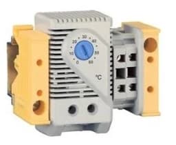 Термостат ZPAS 220V, AC, 6А, розмикаючий, на DIN рейці, для обігрівача