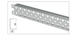 Монтажна штанга ZPAS 19" для шаф системи SZE2
