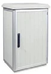 Шафа ZPAS 19", 25U, SZD, всепогодна вулична, 600x600 мм, максимально 1000кг, сіра
