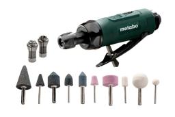 Шліфмашина пряма пневматична Metabo DG 25 SET 6.2бар 25000об/хв цанга 6мм 0.43кг