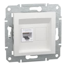Розетка комп'ютерна rj45 Schneider Electric, Asfora (білий, без рамки)
