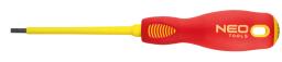 Викрутка Neo Tools плоска, діелектрична, SL3x100мм, сталь SVCM
