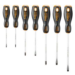 Викрутки Neo Tools SL,PH, сталь S2, набір 7шт