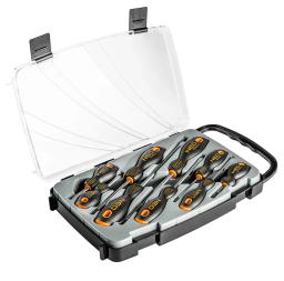 Викрутки Neo Tools SL,PH, сталь S2, кейс, набір 9шт