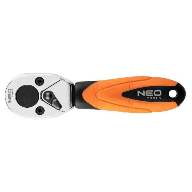 Ключ-тріскачка Neo Tools, 1/4", 48 зубців, CrV, 105мм