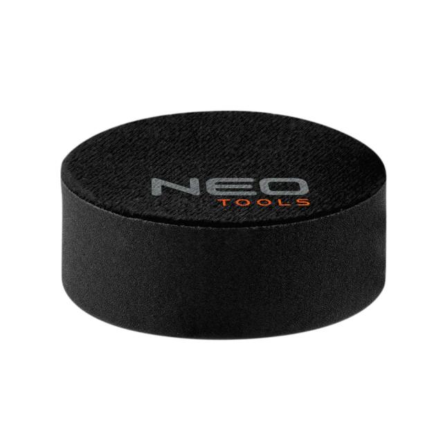 Диск полірувальний Neo Tools, губка м’яка, на липучці, 80x25мм