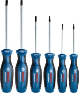 Викрутка Bosch Professional Torx T10х75, T15х75, T20x100, T25x100, T30x125, T40x125мм набір 6шт