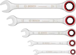 Ключі комбіновані Bosch Professional, 8,10,13,17,19мм, набір 5шт