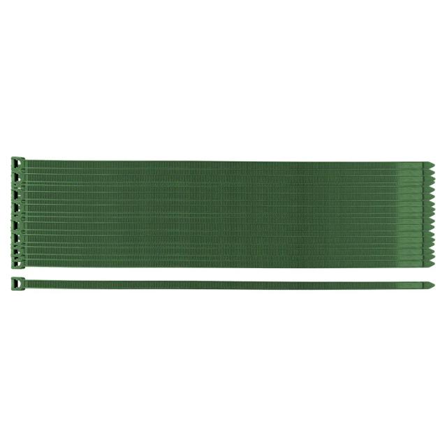 Хомут-стяжка Neo Tools, пластик, 7.6х380мм, зелений, 50шт