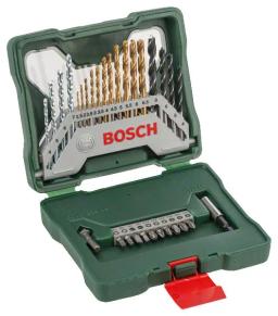 Набір свердел та біт Bosch Professional X-Line TITANIUM, кейс, 30шт