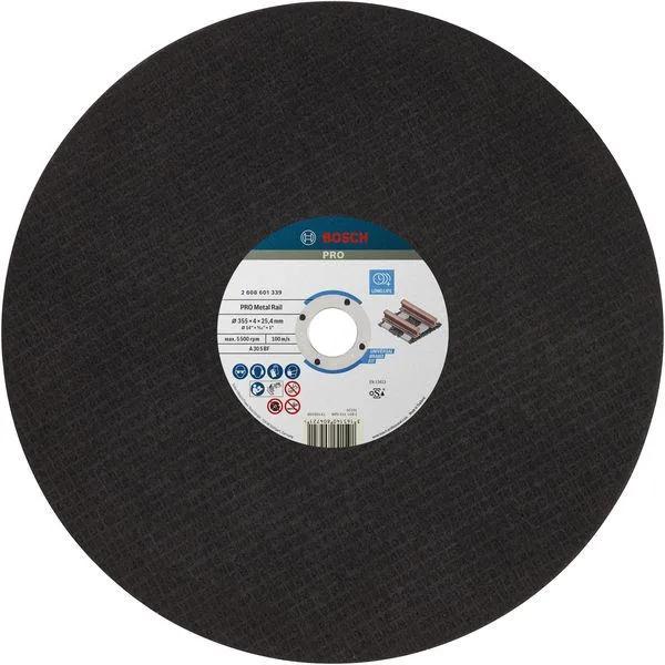 Диск відрізний Bosch Professional для рейок 355x4x25.4мм