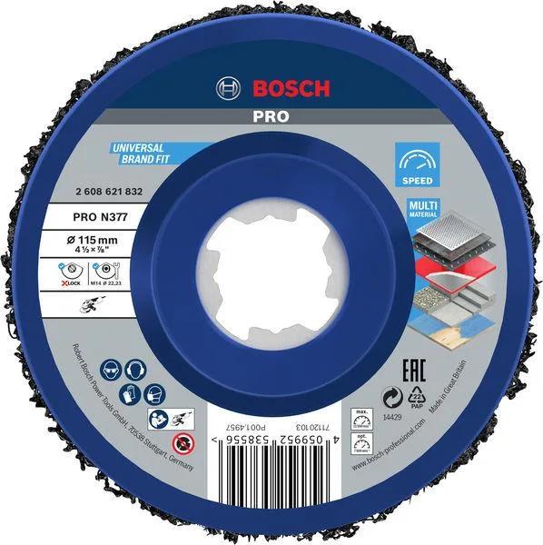 Диск зачисний Bosch Professional Cleaning Disc 155х22.23мм, X-Lock