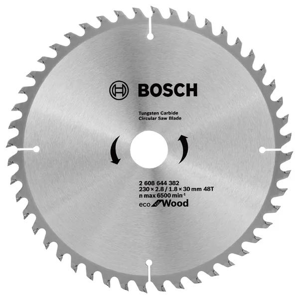Диск пиляльний Bosch Professional Eco for Wood 230x30-48T