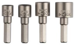 Головки торцеві Bosch 1/4", 7,8,10,13мм, набір 4шт