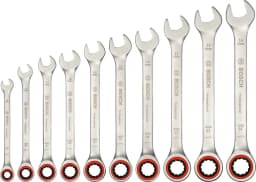 Ключі комбіновані Bosch Professional, 6-19мм, набір 10шт