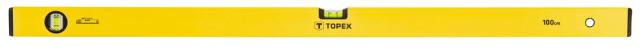Рівень TOPEX тип 500, 100см, 2 капсули, алюмінієвий