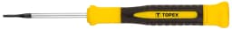 Викрутка TOPEX Torx, прецизійна, T6x50мм, сталь CrV