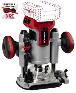 Фрезер акумуляторний Einhell Professional TP-RO 18LI BL - Solo 18В цанга 6 та 8мм 10000-30000об/хв 2.26кг без АКБ та ЗП