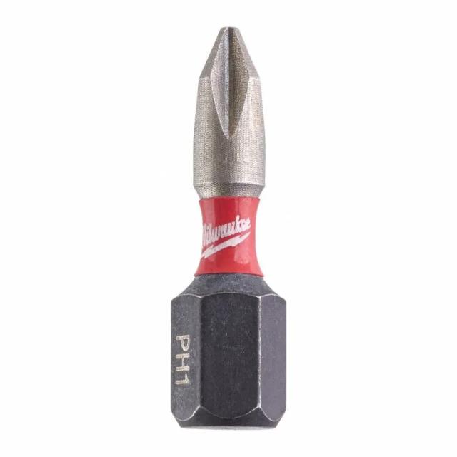 Біти Milwaukee Shockwave, PH1х25мм, набір 2шт