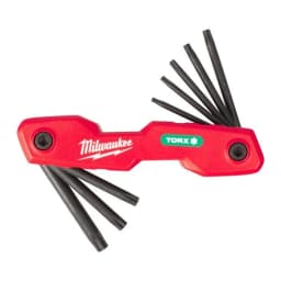 Ключі шестигранні Milwaukee, 118мм, HEX1.5-8мм, складаються в корпус, набір 8шт