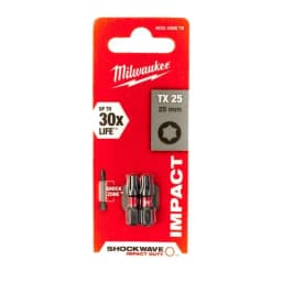 Біти Milwaukee Shockwave, TX25х25мм, набір 2шт