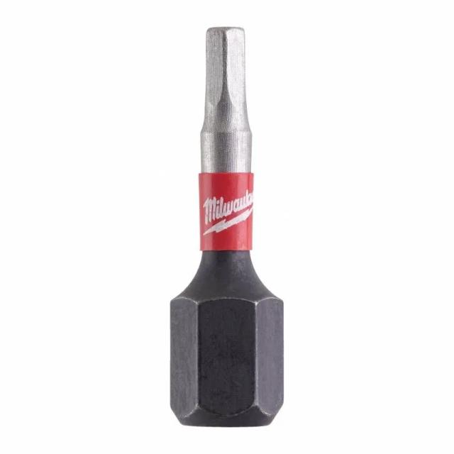 Біти Milwaukee Shockwave, Hex2.5х25мм, набір 2шт
