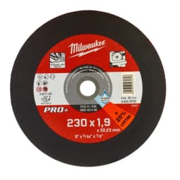 Диск відрізний Milwaukee по металу PRO+, 230х1.9х22.2мм