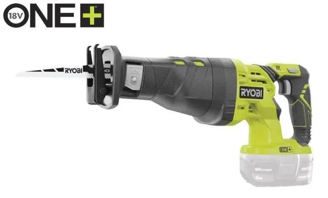 Пила шабельна акумуляторна Ryobi ONE+ R18RS-0 18В пропил 200мм хід 28мм 2.4кг без АКБ та ЗП