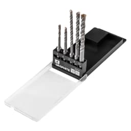 Набір свердел по бетону GRAPHITE SDS Plus 5x6x110мм, 6x8x10x160мм, кейс, 5шт