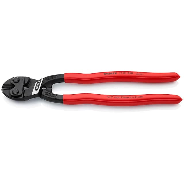 Болторіз KNIPEX CoBolt, ножиці арматурні, до 5.6мм, тримач прогумований, 250мм 0.465кг