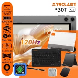 Планшет Teclast P30T KIT 10,1" 3ГБ, 128ГБ, 6000мА•год, Android, сірий