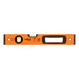 Рівень Neo Tools S 400 алюмінієвий, 40см, 3 капсули, 1 отвір для рук