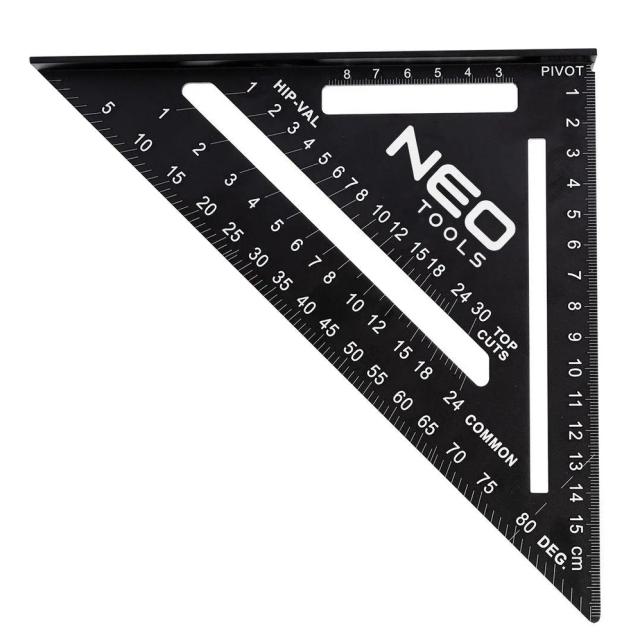 Кутник Neo Tools, 18.3x18.3x2.2см, алюміній