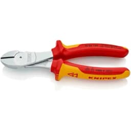 Кусачки-бокорізи KNIPEX діелектричні для робіт під напругою 10000В 0-3.8мм 180мм 0.280кг