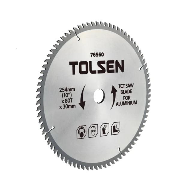 Диск пильний Tolsen по люмінію, 254х80Tх30мм