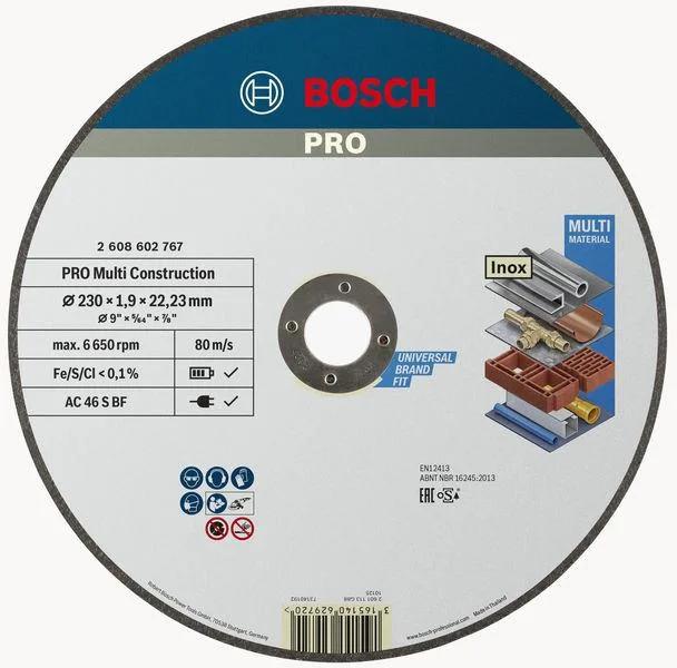 Диск відрізний Bosch Professional універсальний 230x1.9x22.23мм