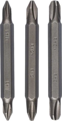 Біти двосторонні Bosch PH/PH 1/2/3, 60мм, 3шт