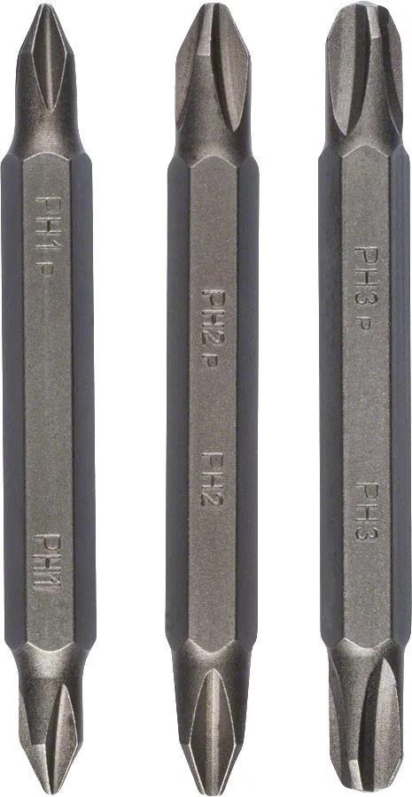 Біти двосторонні Bosch PH/PH 1/2/3, 60мм, 3шт