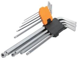 Ключі шестигранні Tolsen, TORX10-50, CrV, набір 9шт