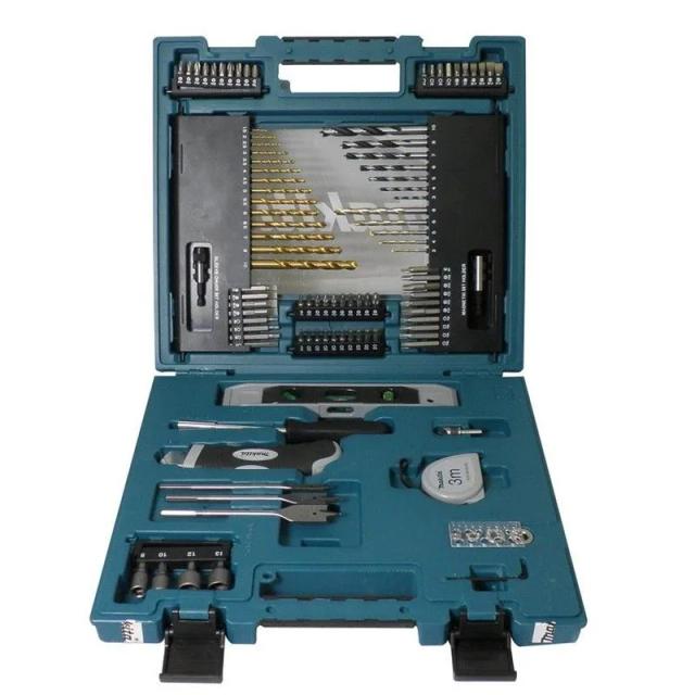 Набір біт та свердел Makita D-31778 комбінований кейс 104шт