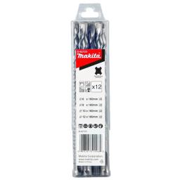 Набір бурів по бетону Makita D-62723, SDS-Plus, 12шт