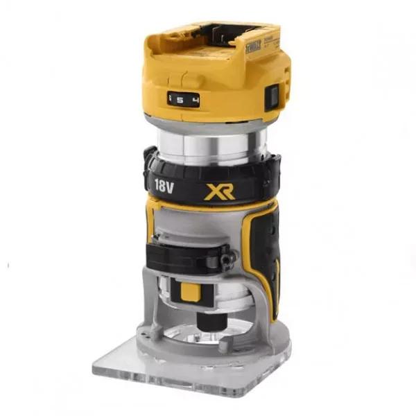 Фрезер акумуляторний DeWalt XR Li-lon 18В цанга 6 та 8мм 16000-25500об/хв 30мм 1.54кг без АКБ та ЗП